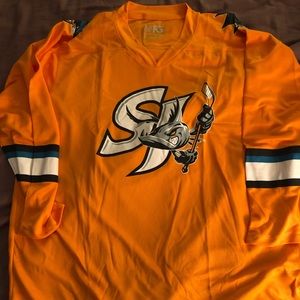 Shirts - San Jose Barracuda sharks affiliate arena jersey Shirts - San Jose Barracuda sharks affiliate arena jersey